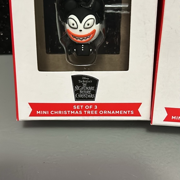 Hallmark x Disney Nightmare Before Christmas mini ornaments - 2 sets - Picture 3 of 4